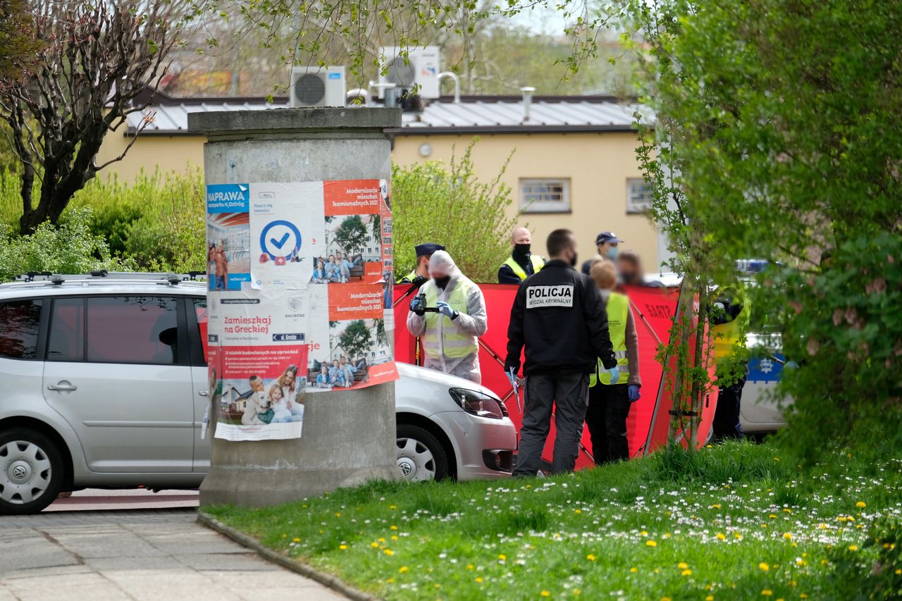 Racibórz. Miejsce śmiertelnego postrzelenia policjanta 