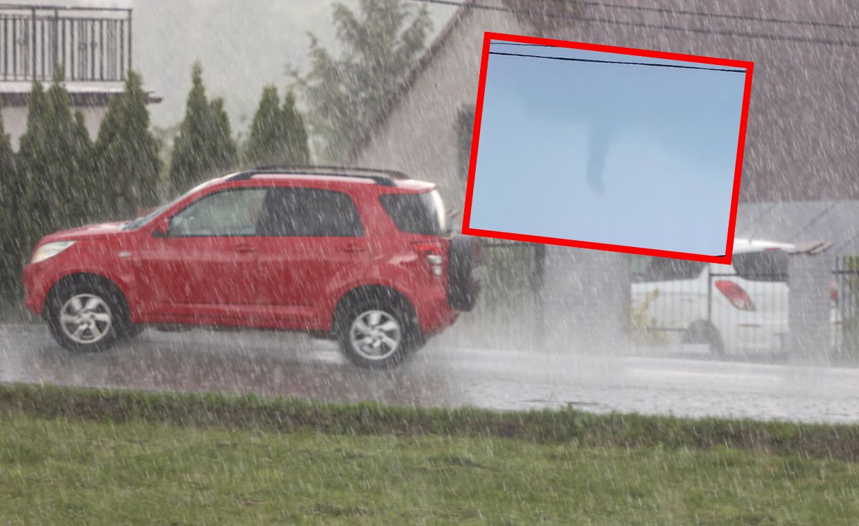 Lejek kondensacyjny nad Zabrzem - burze w Śląskiem szaleją!