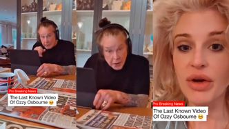 Ozzy Osbourne uwieczniony na wideo zaledwie 2 DNI przed śmiercią. Kelly podzieliła się nagraniem z rodzinnego śniadania