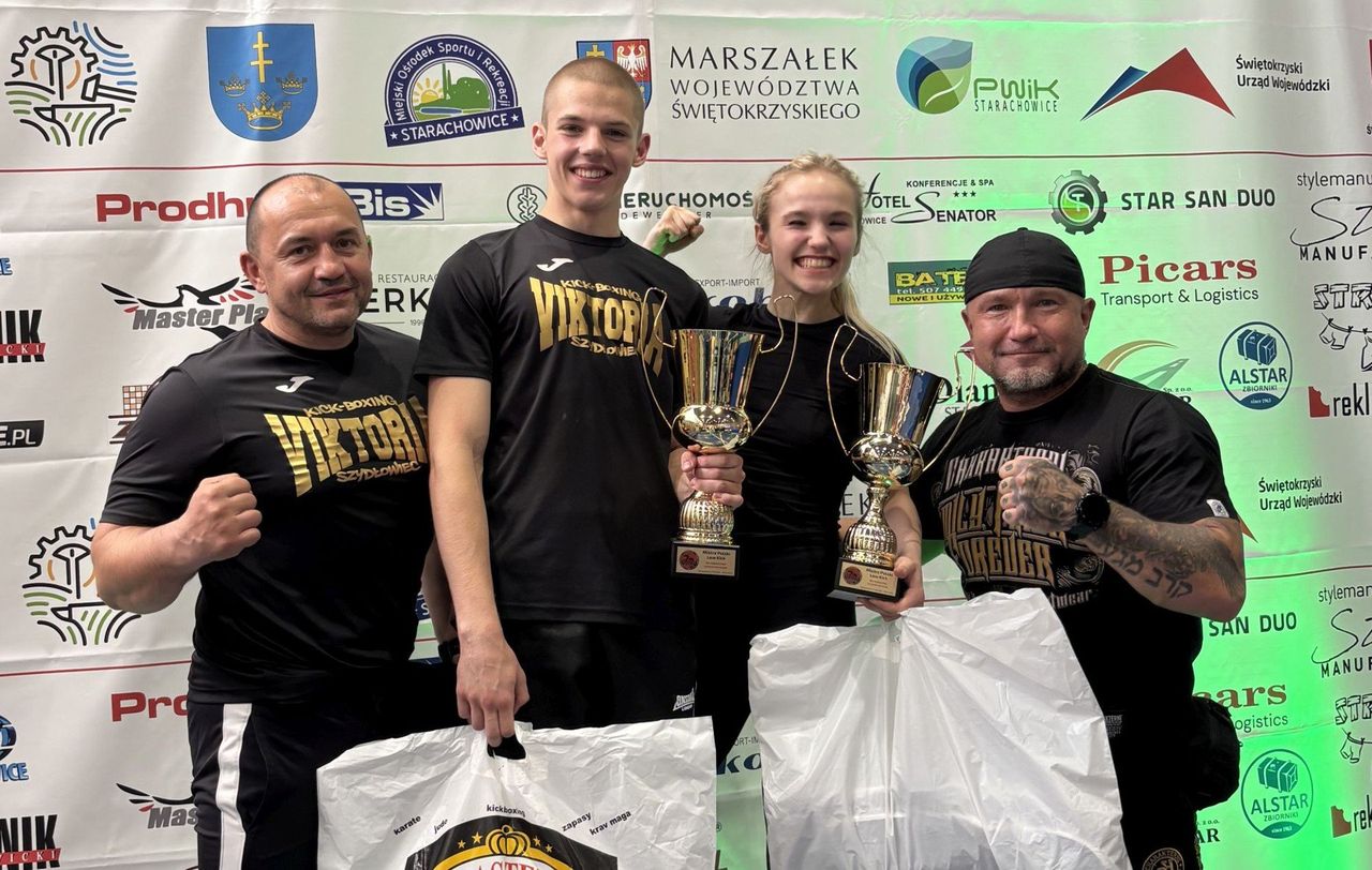 Adam Bednarczyk z Viktorii Szydłowiec, mistrzem Polski w kick boxingu i najlepszym zawodnikiem turnieju