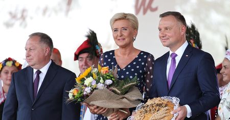 Duda na dożynkach. "To było dla mojej żony i dla mnie bardzo ważne"