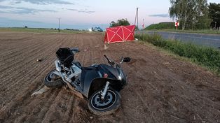 Milicz: Tragiczny wypadek. Motocyklista zginął na miejscu
