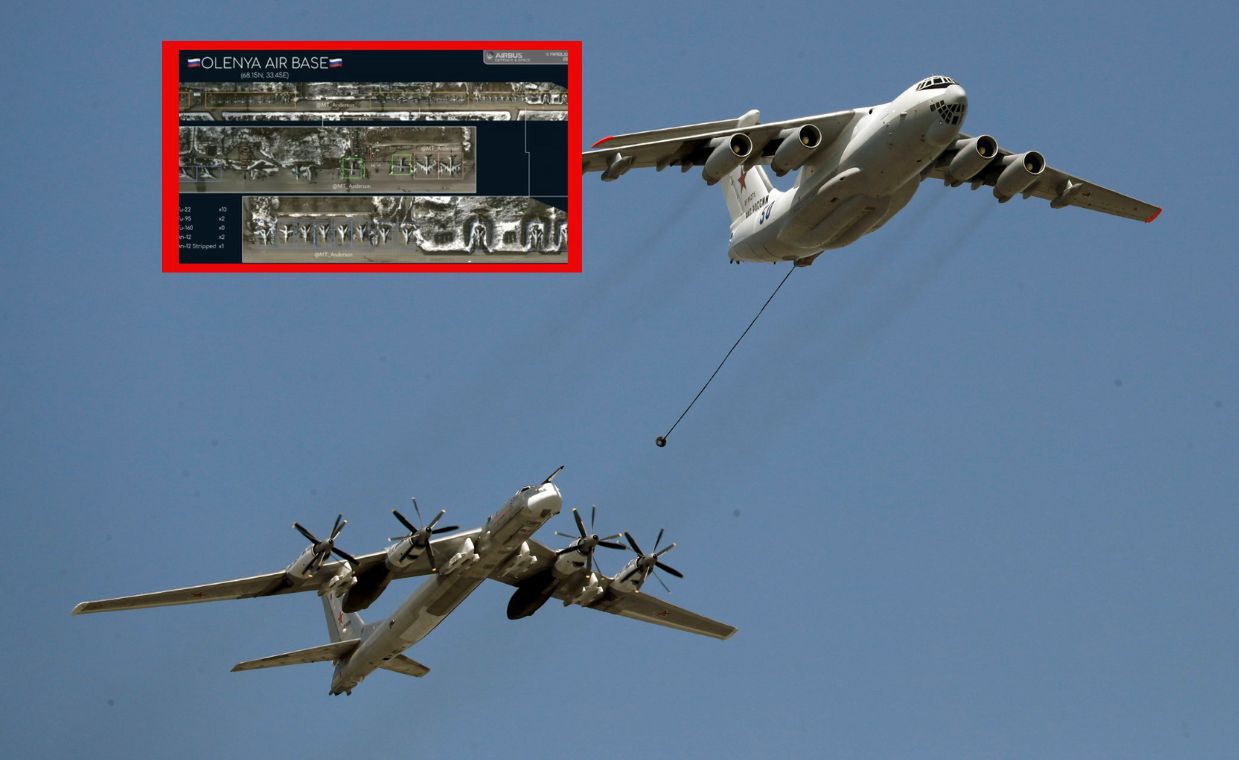 Satellite images reveal massive Russian bomber relocation to Olenya airfield