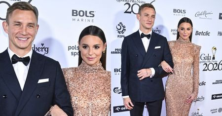 Jakub Rzeźniczak i odziana w cekiny Paulina zadają szyku na salonach. Stylowi? (ZDJĘCIA)