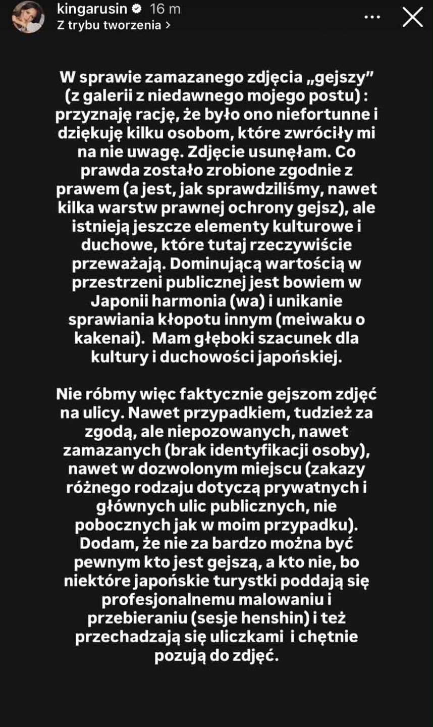 Kinga Rusin kaja się po aferze