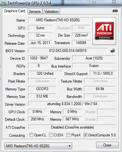 Acer Aspire 5560G - co potrafi laptop z AMD Llano? [test cz. 2] 3