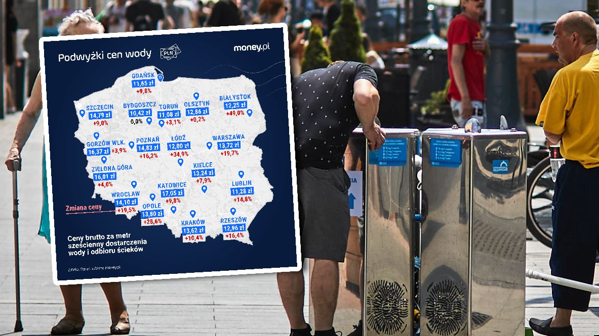 Podwyżki cen wody i ścieków sięgają w niektórych gminach nawet kilkadziesiąt procent