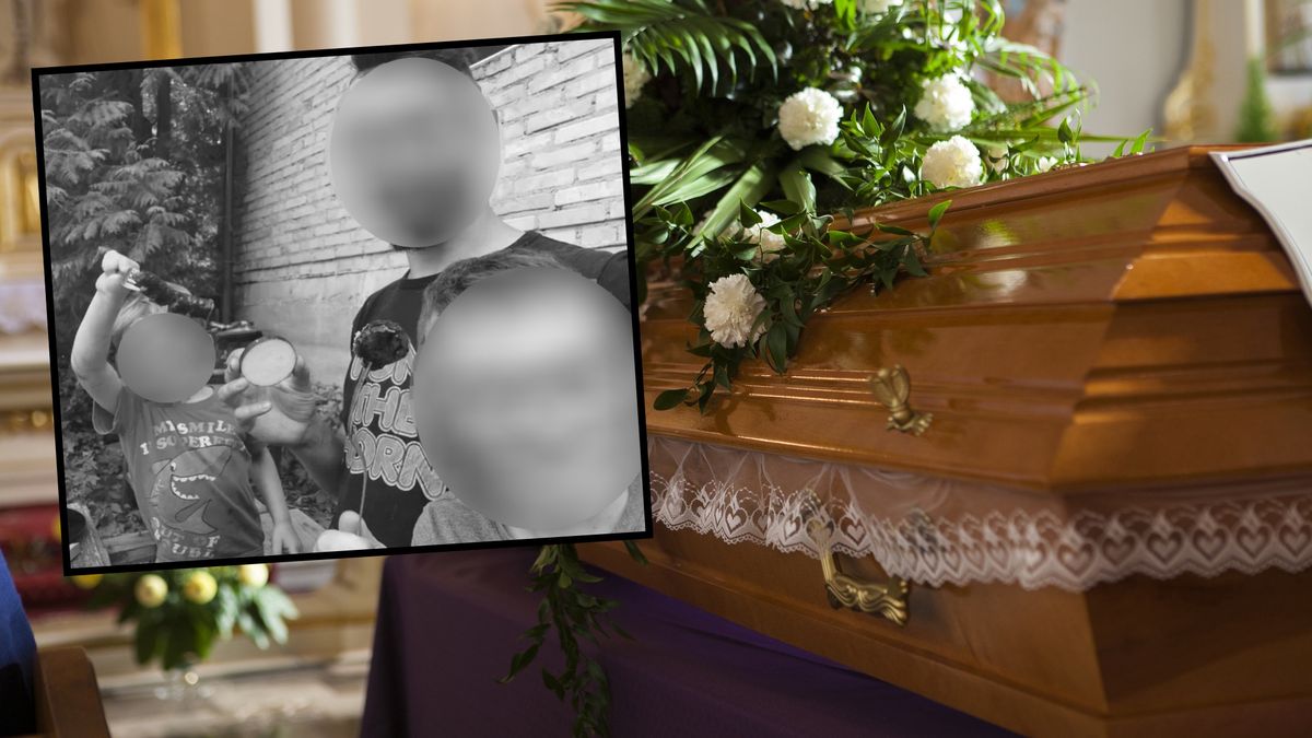 Dzieci spoczęły w jednej trumnie z tatą 