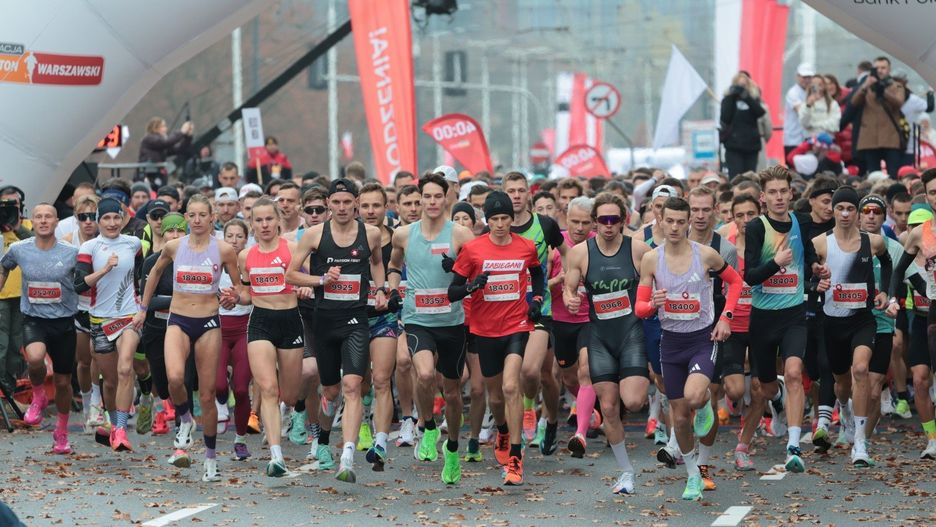 Zawodnicy na starcie