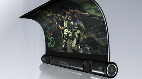 Rozwijany wyświetlacz | Koncept PSP2 1