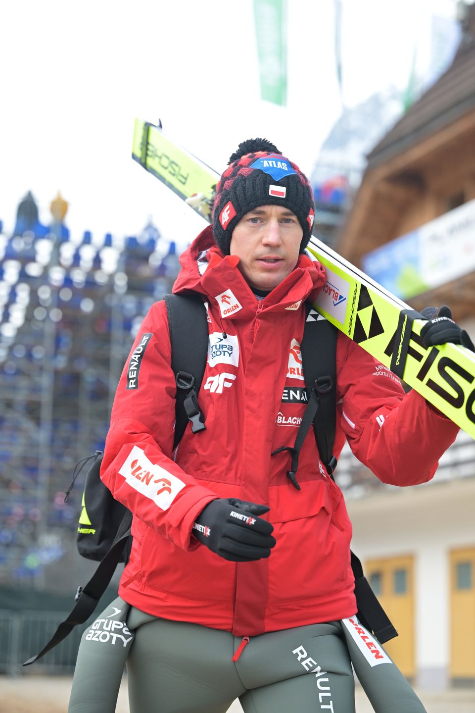 FIS World Cup Ski Flying Men Planica - TrainingPLANICA, SLOVENIA - MARCH 30: Kamil Stoch of Poland ahead of training for the FIS World Cup Ski Flying Men Planica on March 30, 2023 in Planica, Slovenia. (Photo by Bjoern Reichert/NordicFocus/Getty Images)Bjoern Reichert/NordicFocus