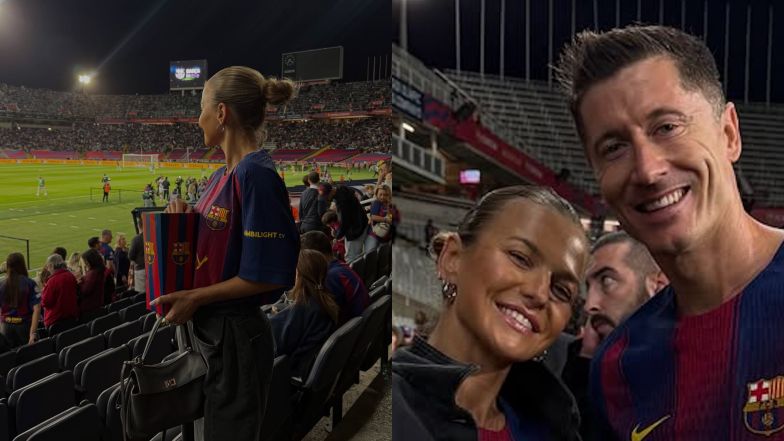 Anna Lewandowska dopinguje męża, zajadając się popcornem 