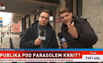 Reporter Republiki zakłócił relację w TVP Info. "Michał, dajmy spokój. Nie jest to potrzebne"