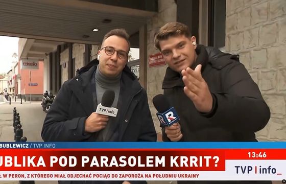 Reporter Republiki zakłócił relację w TVP Info. "Michał, dajmy spokój. Nie jest to potrzebne"
