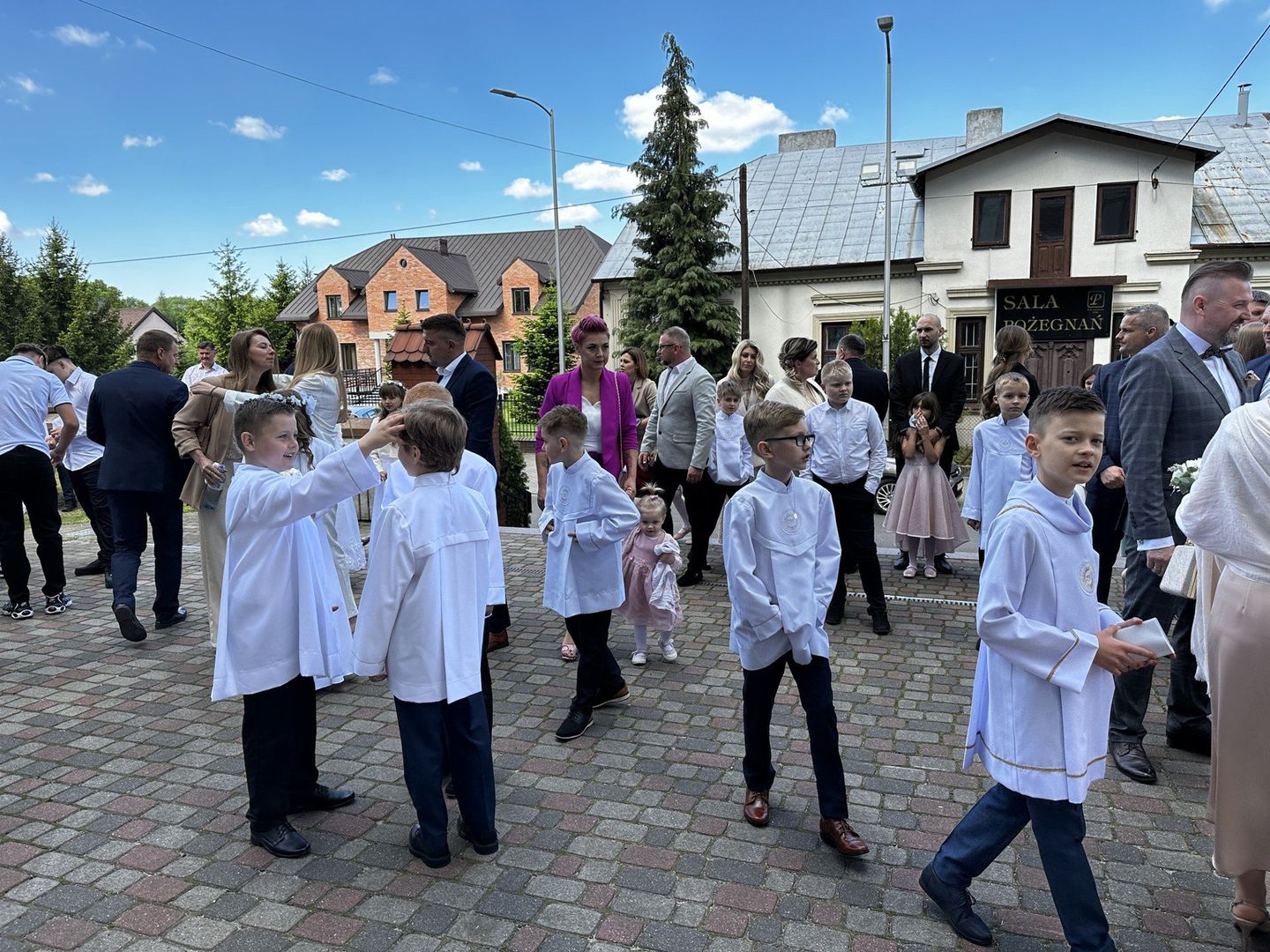 Pierwsza Komunia Święta w parafii w Bełchatowie-Grocholicach, 25.05.2025r.