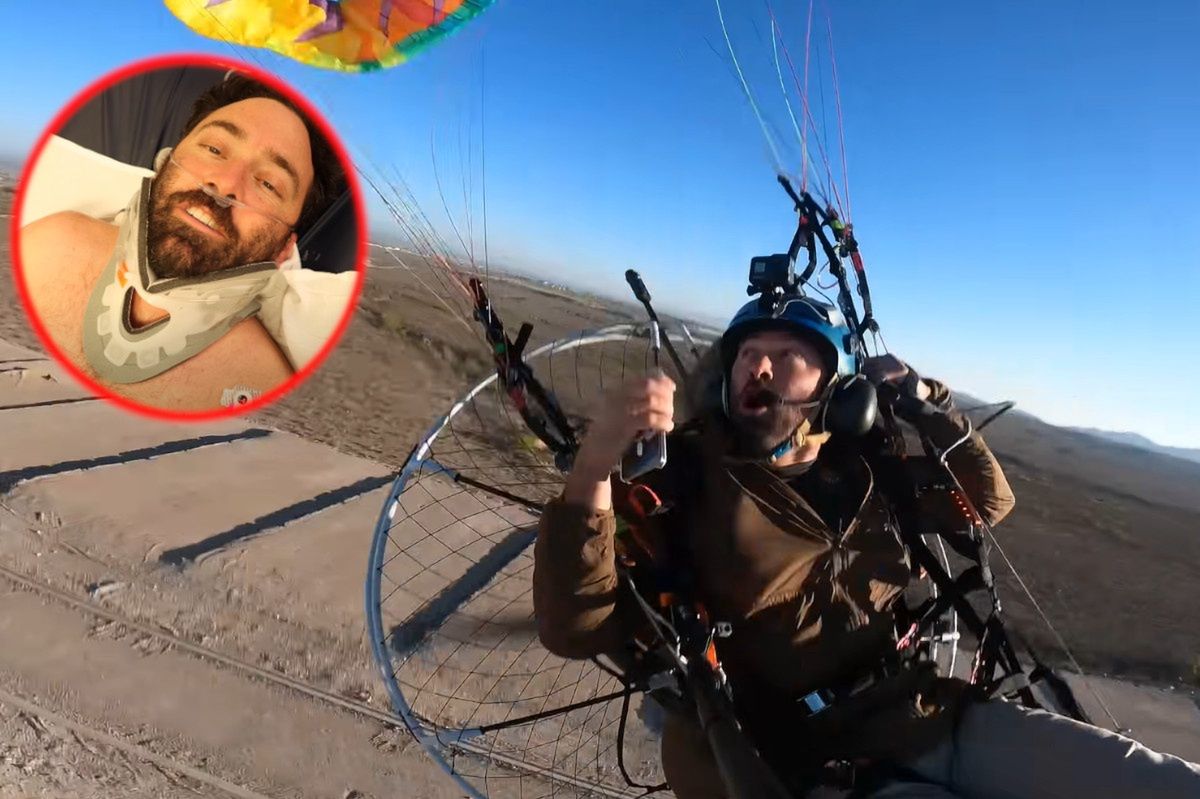 Paraglider survives Texas desert plunge thanks to video evidence