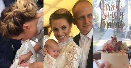 Sabina Jeszka szczegółowo zrelacjonowała chrzciny córki. Anastazja Ella już jest gwiazdą Instagrama...