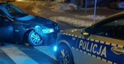Białystok: Nie zatrzymał się do kontroli. Rozbił się na latarni
