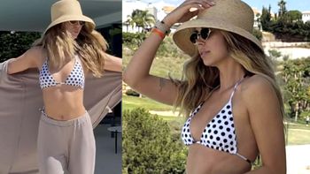 Sandra Kubicka baluje w hiszpańskim słońcu. Pręży się w bikini przed kamerą [ZDJĘCIA]