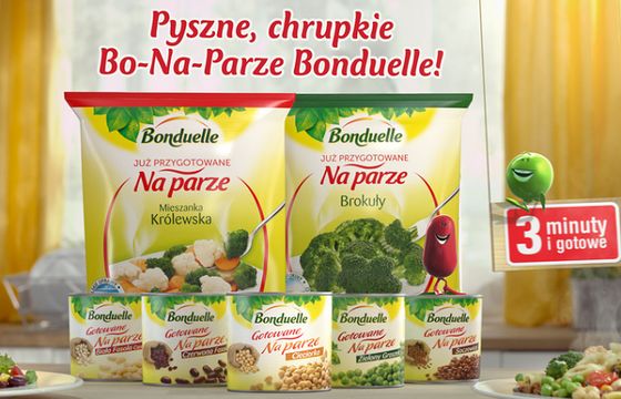 Bonduelle wraca z kampanią telewizyjną produktów na parze (wideo)