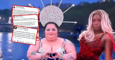 Fala komentarzy po ceremonii otwarcia. "Policzek"