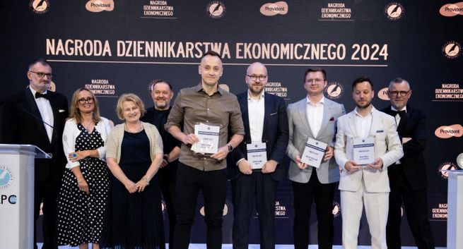 Trójka finalistów nagrody Dziennikarstwa Ekonomicznego Press Club Polska