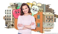 Anna Starmach w dubbingu kreskówki "Jabłko i Szczypior" w Cartoon Network