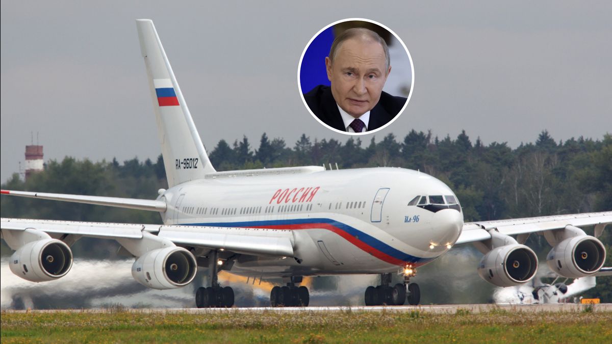 Putin w podróżach zagranicznych korzysta z floty Iłów 96