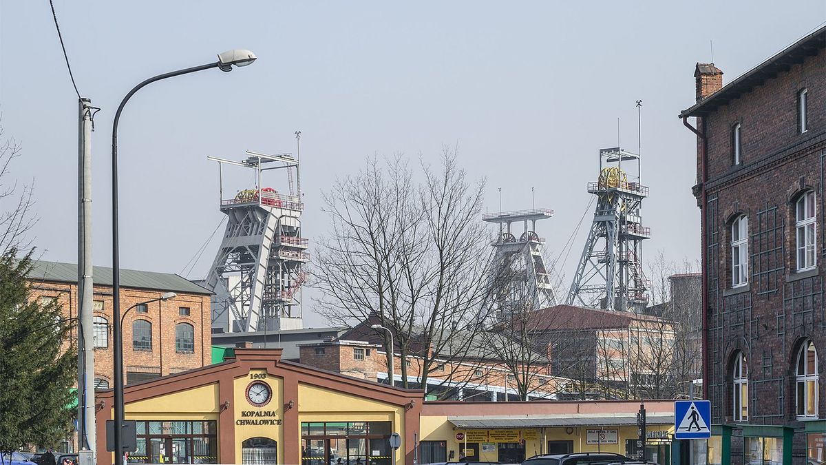 Kopalnia Chwałowice pod Rybnikiem.