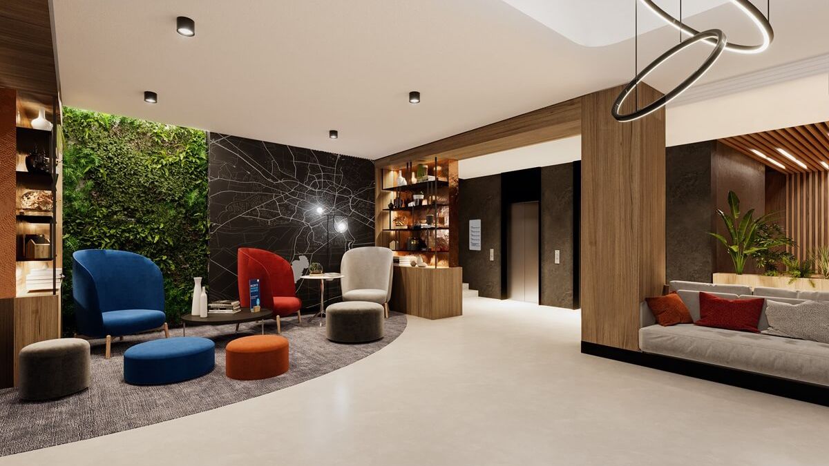 Lobby w hotelu Holiday Inn Express Lublin
