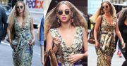 Głęboki dekolt Beyonce w Nowym Jorku (ZDJĘCIA)