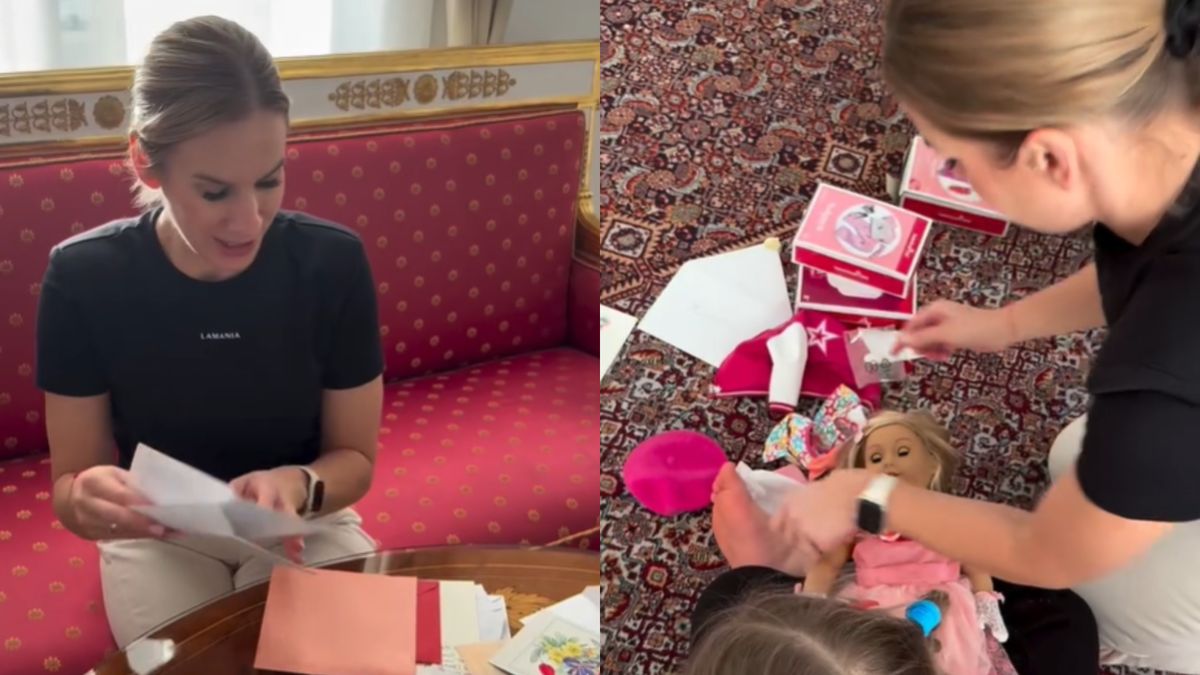 Marta Nawrocka przywiozła z USA cały bagaż prezentów