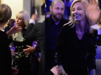 Anja Rubik tańczy z Grażyną Kulczyk