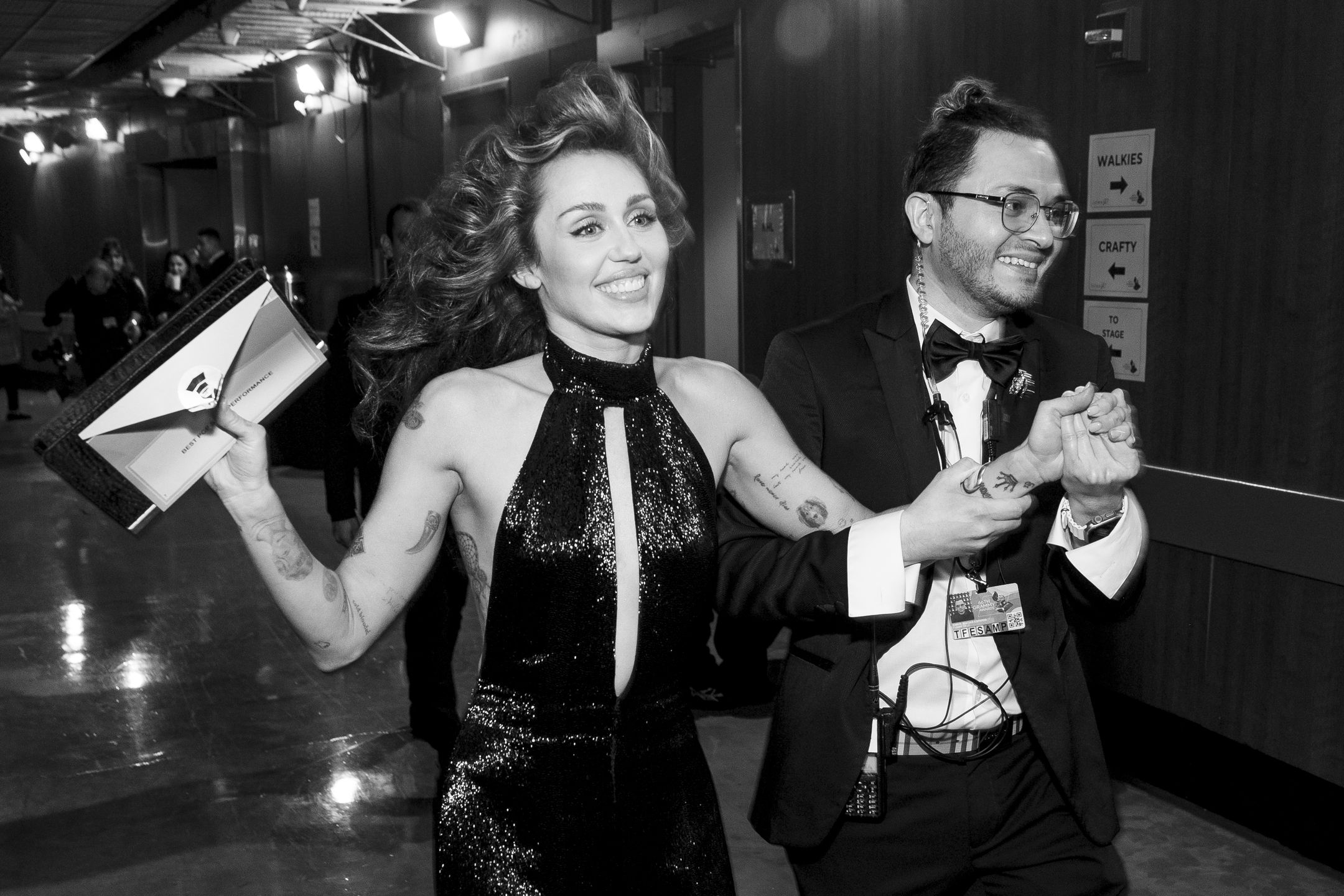 Miley Cyrus podczas 66th GRAMMY Awards - Show