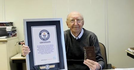 100-latek pobił rekord Guinnessa. Spędził 84 lata w jednej firmie. Radzi, jak wybierać pracodawcę