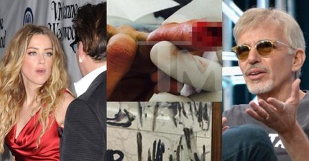 Heard ma nowe dowody na brutalność Deppa: Rozciął sobie palec i krwią napisał, że Amber ma romans!
