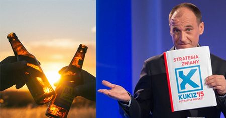 Kukiz chce zalegalizować... picie piwa w plenerze!