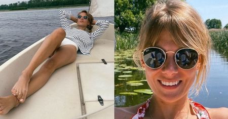 Odchudzona Marta Wierzbicka prezentuje długie nogi podczas weekendowego relaksu na żaglówce (FOTO)