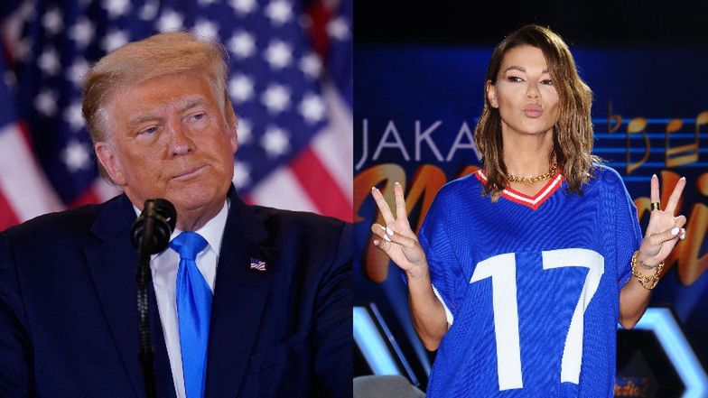 Edyta Górniak pisze do Trumpa na Instagramie: "HOW CAN I HELP...?"