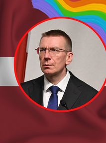 Europe's first openly gay president. Edgars Rinkēvičs wins the election in LGBT-unfriendly country