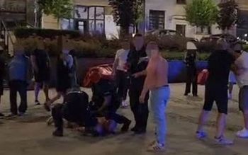 Starcie na rynku w Gorlicach. Policja użyła gazu