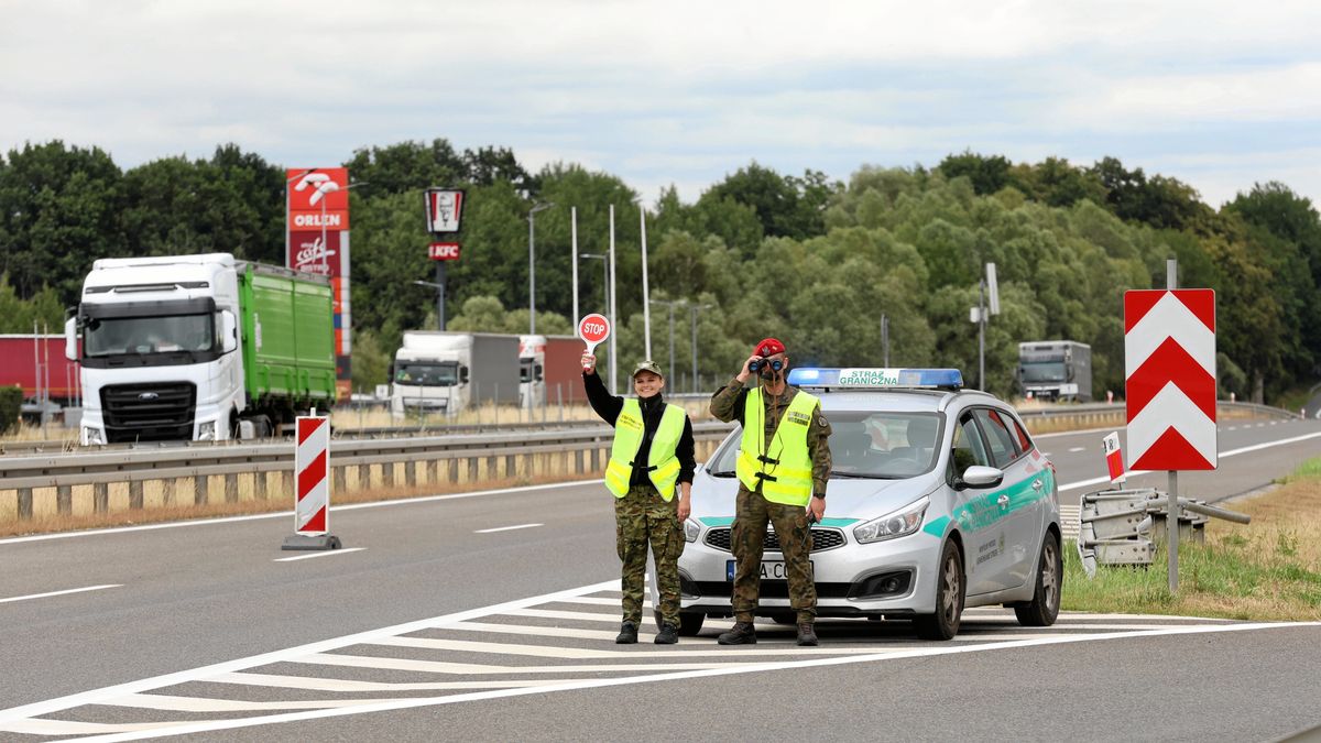 Trwają kontrole na granicy z Niemcami i Litwą