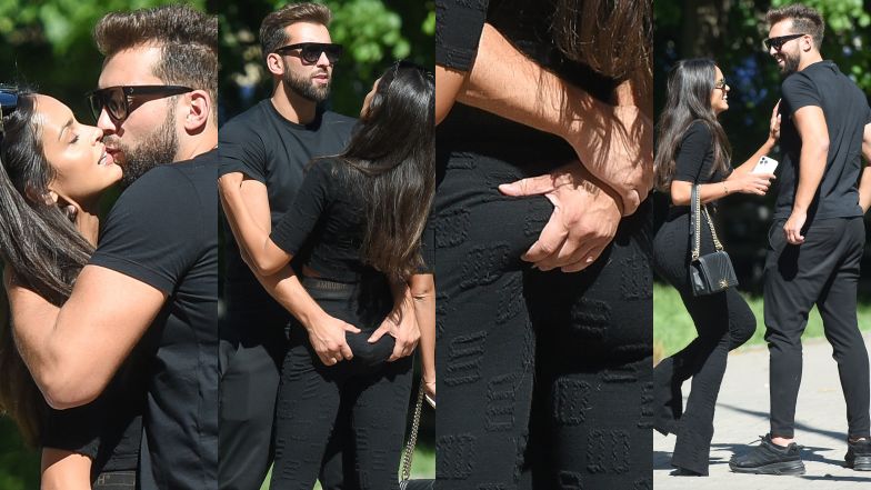 Klaudia El Dursi migdali się z partnerem na mieście