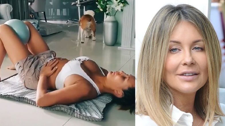 Małgorzata Rozenek wróciła do ćwiczeń