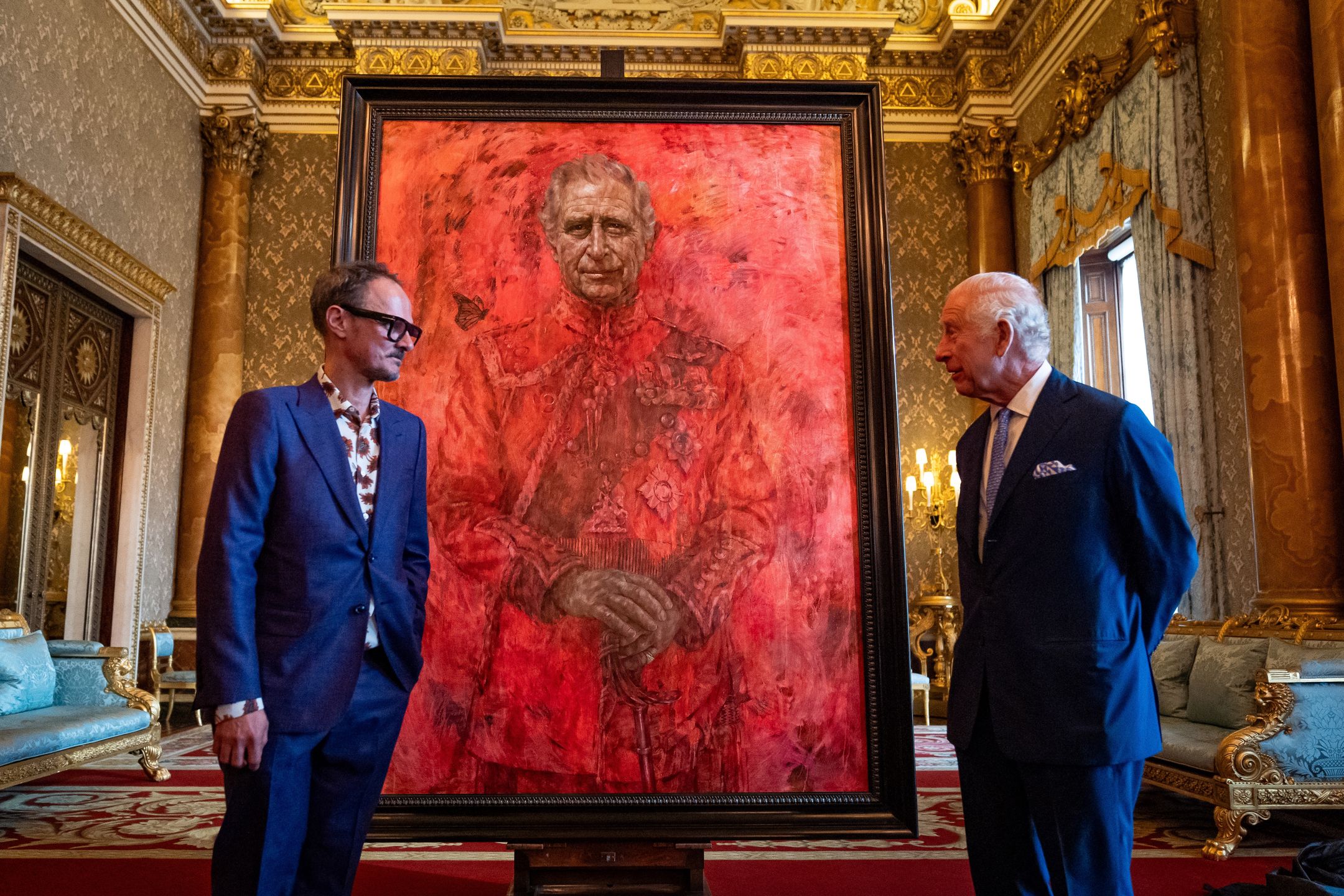 Król Karol III odsłonił swój nowy portret 