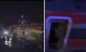 Groźny wypadek kolejowy w Hiszpanii. Wykoleiły się dwa pociągi