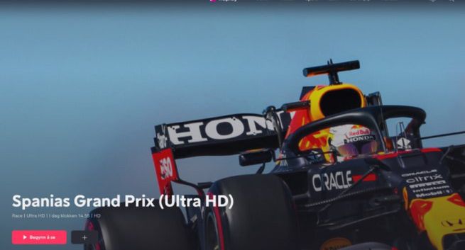 Formuła 1 w Viaplay jedynie w rozdzielczości HD