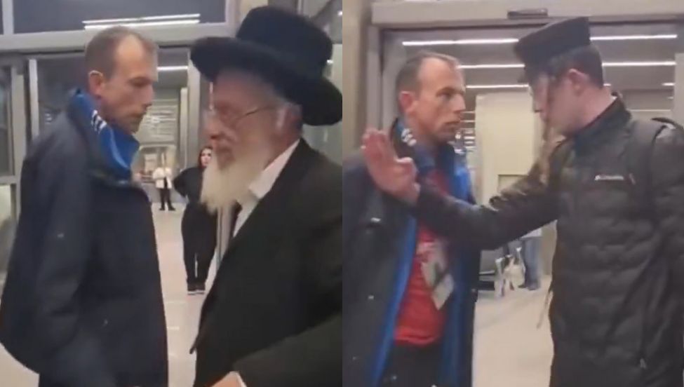 Awantura na lotnisku. "Rado z Londynu" zaatakował ortodoksyjnych Żydów
