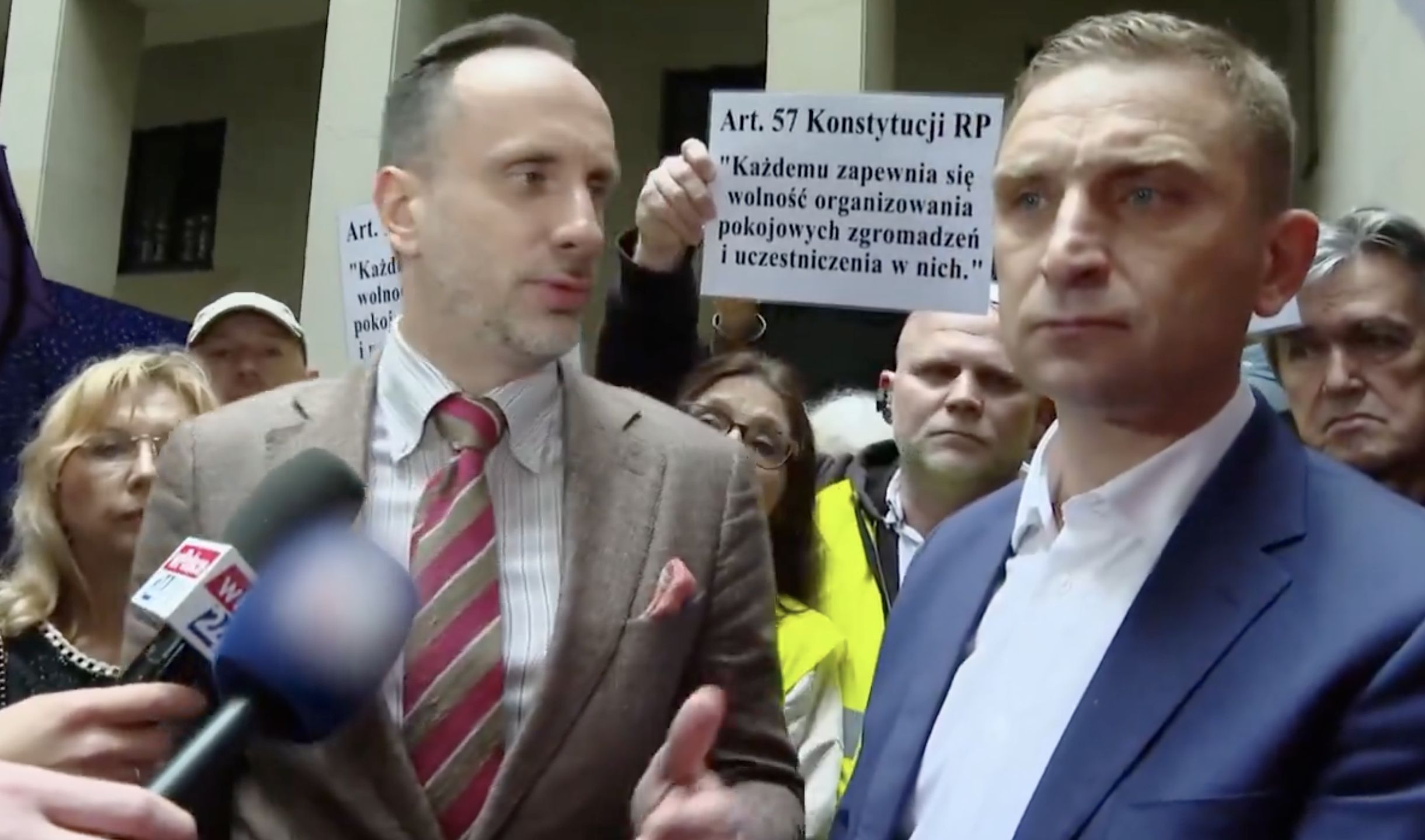 Janusz Kowalski i Robert Bąkiewicz