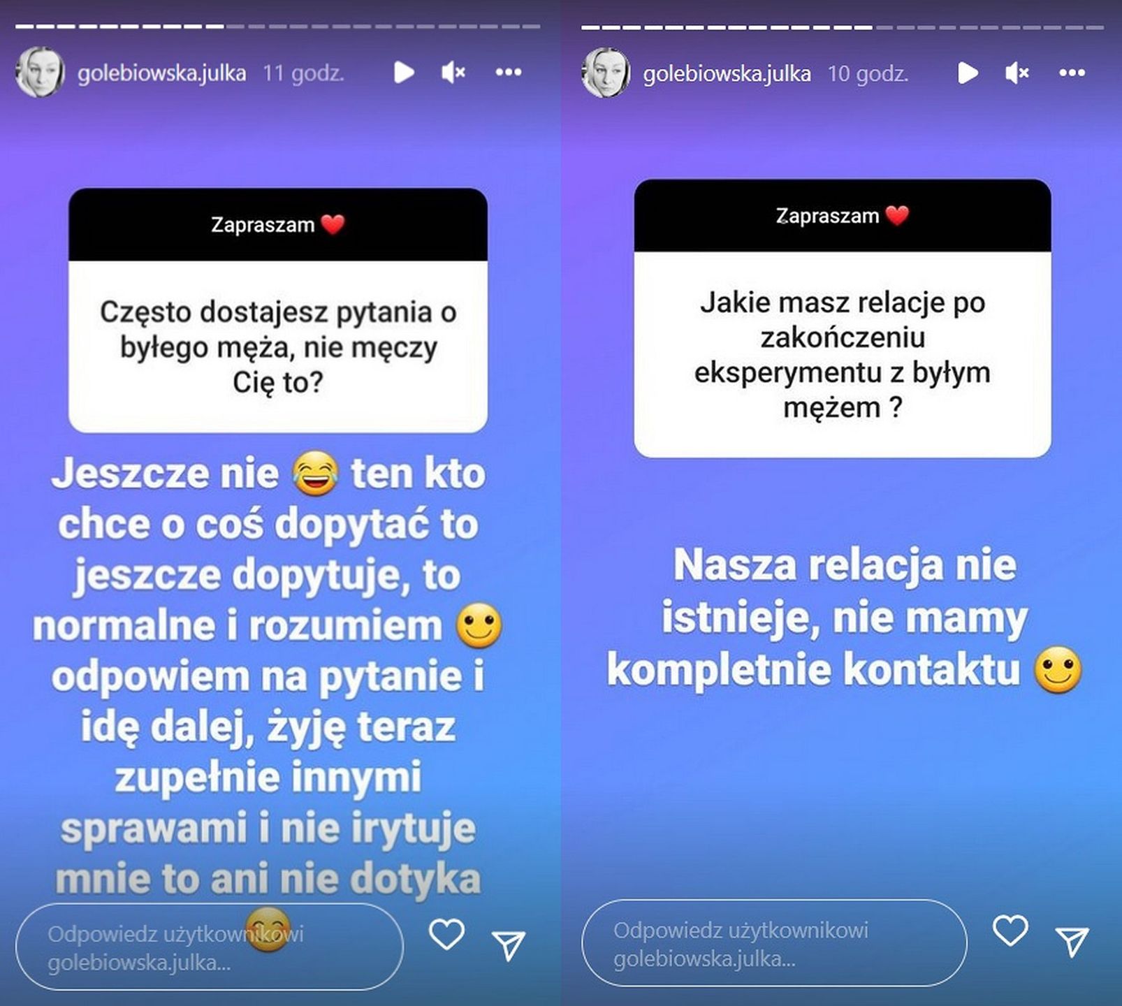 Julia ze "Ślubu od pierwszego wejrzenia" odpowiedziała na pytania fanów